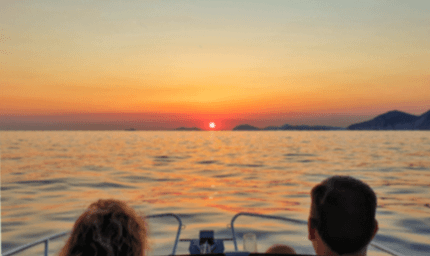 Sunset in the mountains