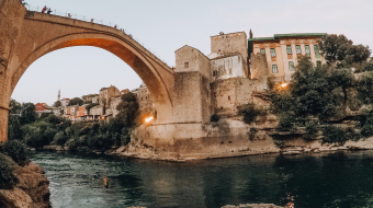 Sunset in the mountains